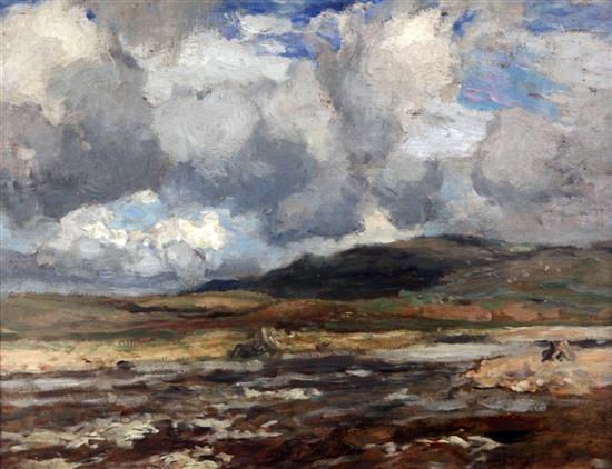 Bertram Priestman (1868-1951) Brecon Beacons, 12 x 15.5in.